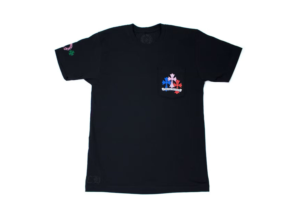 Chrome Hearts Multi Color Cross Cemetery T-shirt