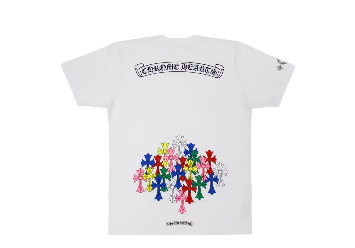 Chrome Hearts Multi Color Cross T-shirt