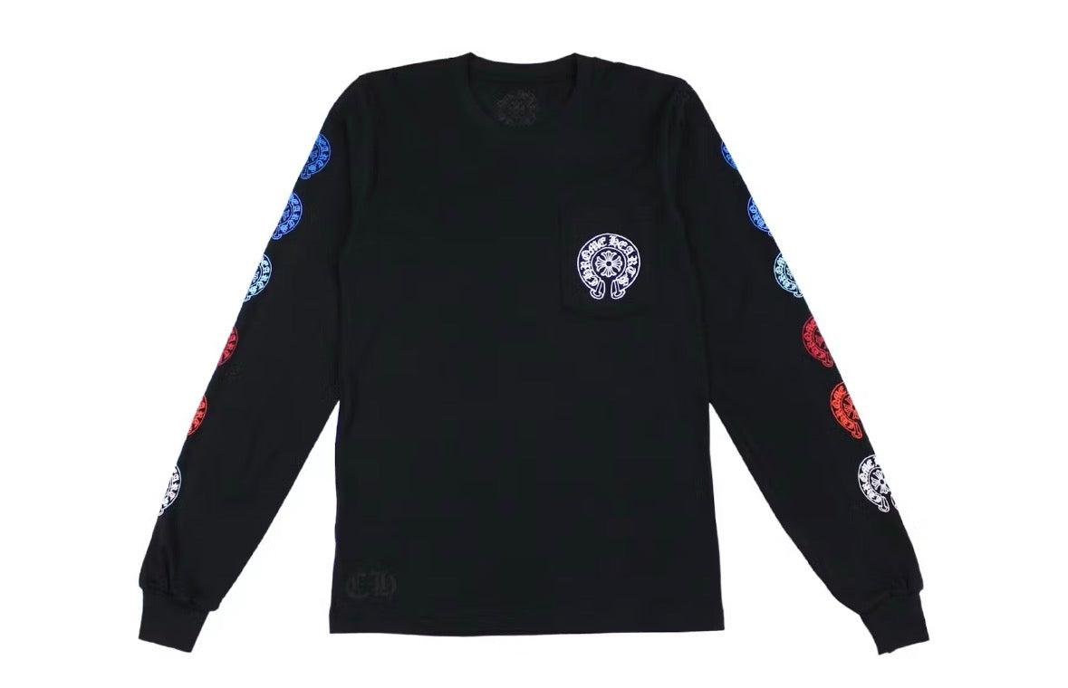 Chrome Hearts Multi Color Horse Shoe L/S T-shirt