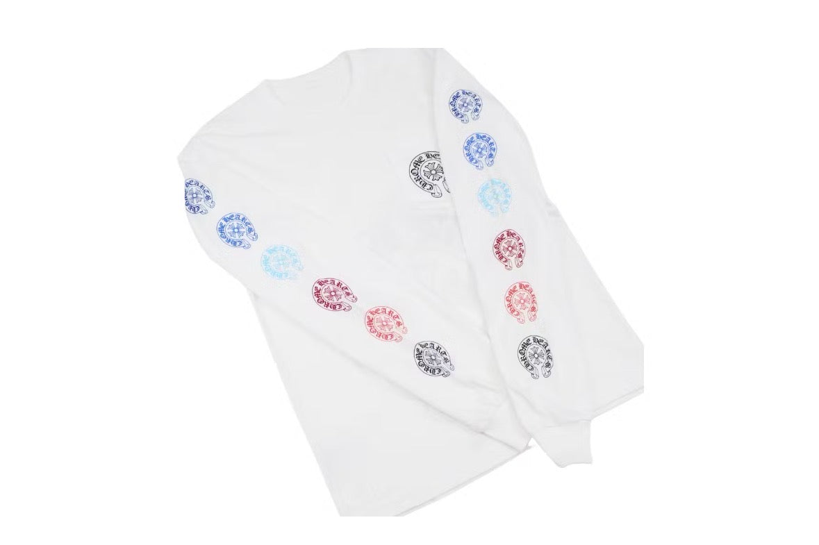 Chrome Hearts Multi Color Horse Shoe L/S T-shirt