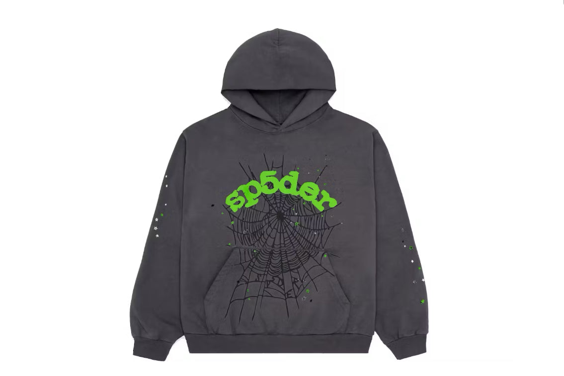 Sp5der wait web hoodie