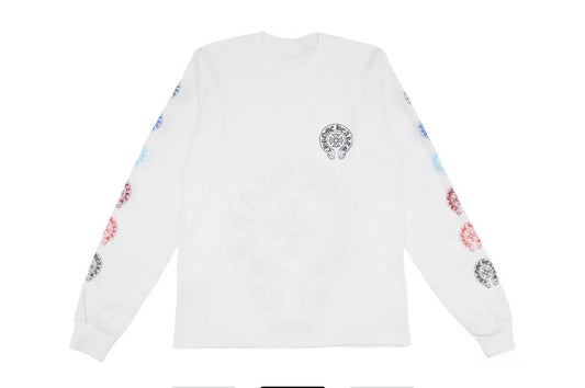 Chrome Hearts Multi Color Horse Shoe L/S T-shirt