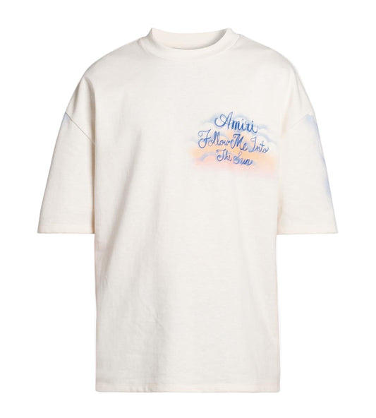 Amiri  Follow Me Cotton Oversized Crewneck T-Shirt